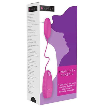 Massaggiatore Bnaughty con Vibrazioni Picchiettanti e Forma Ovale Compact
